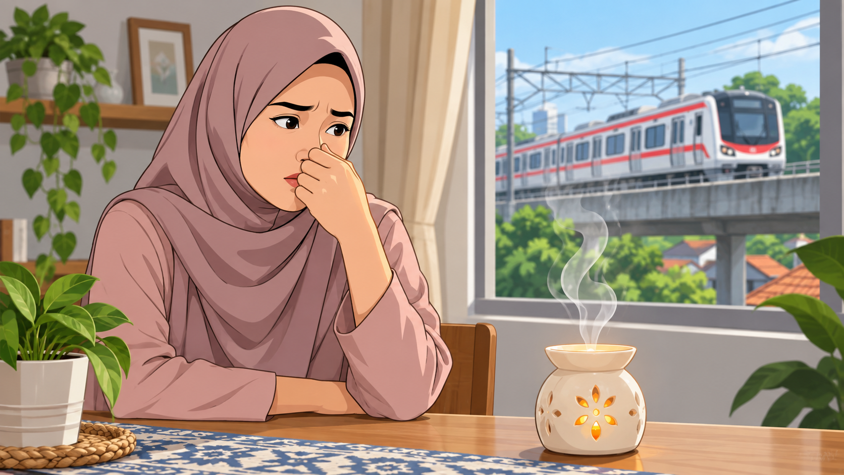 Sikap KAI Commuter soal Viral Ibu Hirup Kamper
