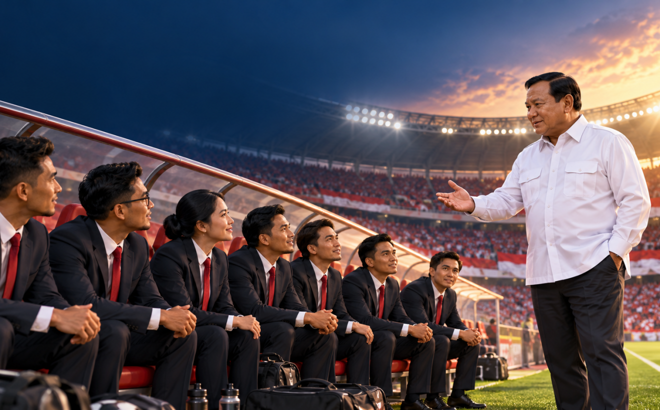 Prabowo Sebut Kabinet Seperti Klub Bola: Pemain Cadangan Jangan Frustasi