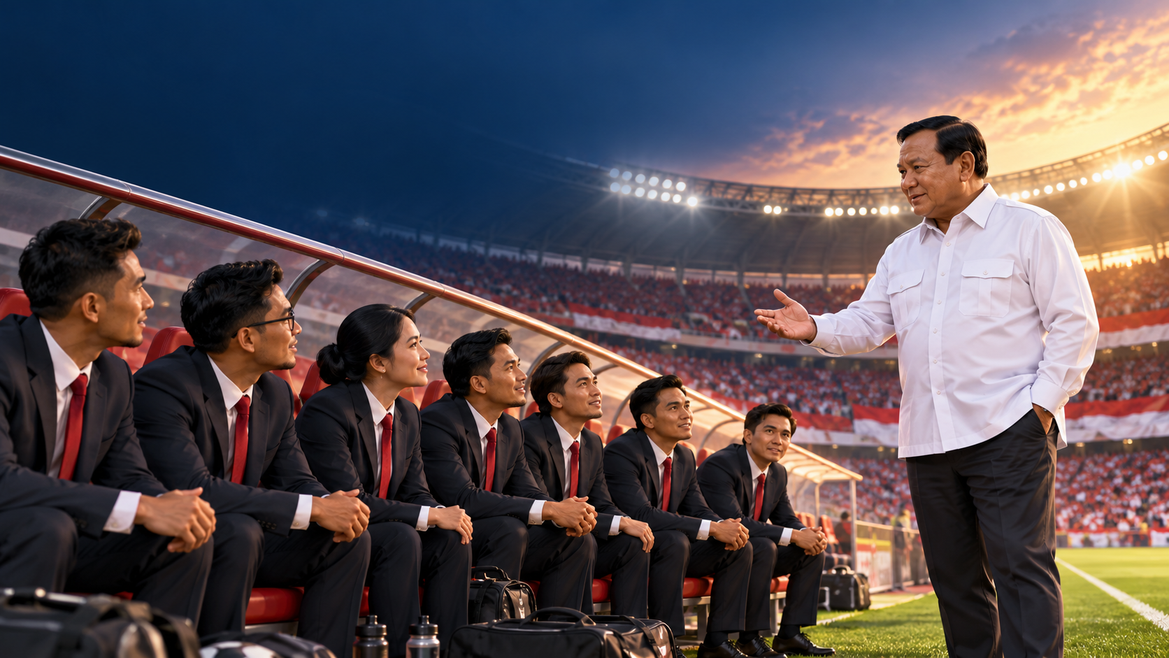 Prabowo Sebut Kabinet Seperti Klub Bola: Pemain Cadangan Jangan Frustasi