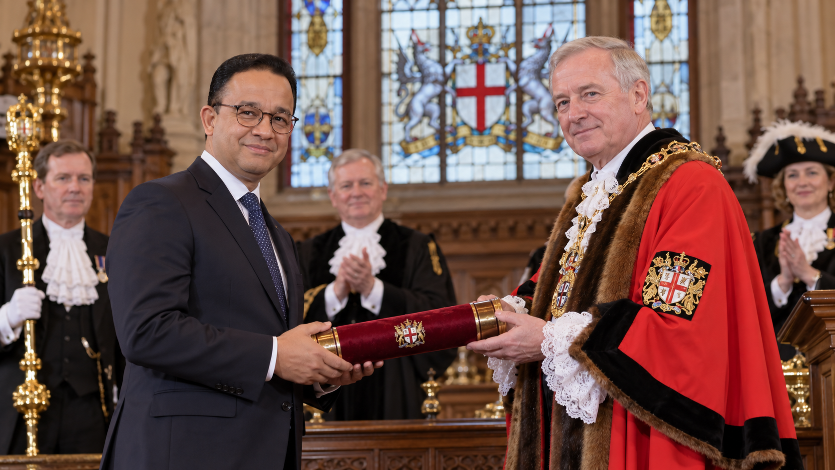 Anies Baswedan Terima Penghargaan Freedom of the City of London