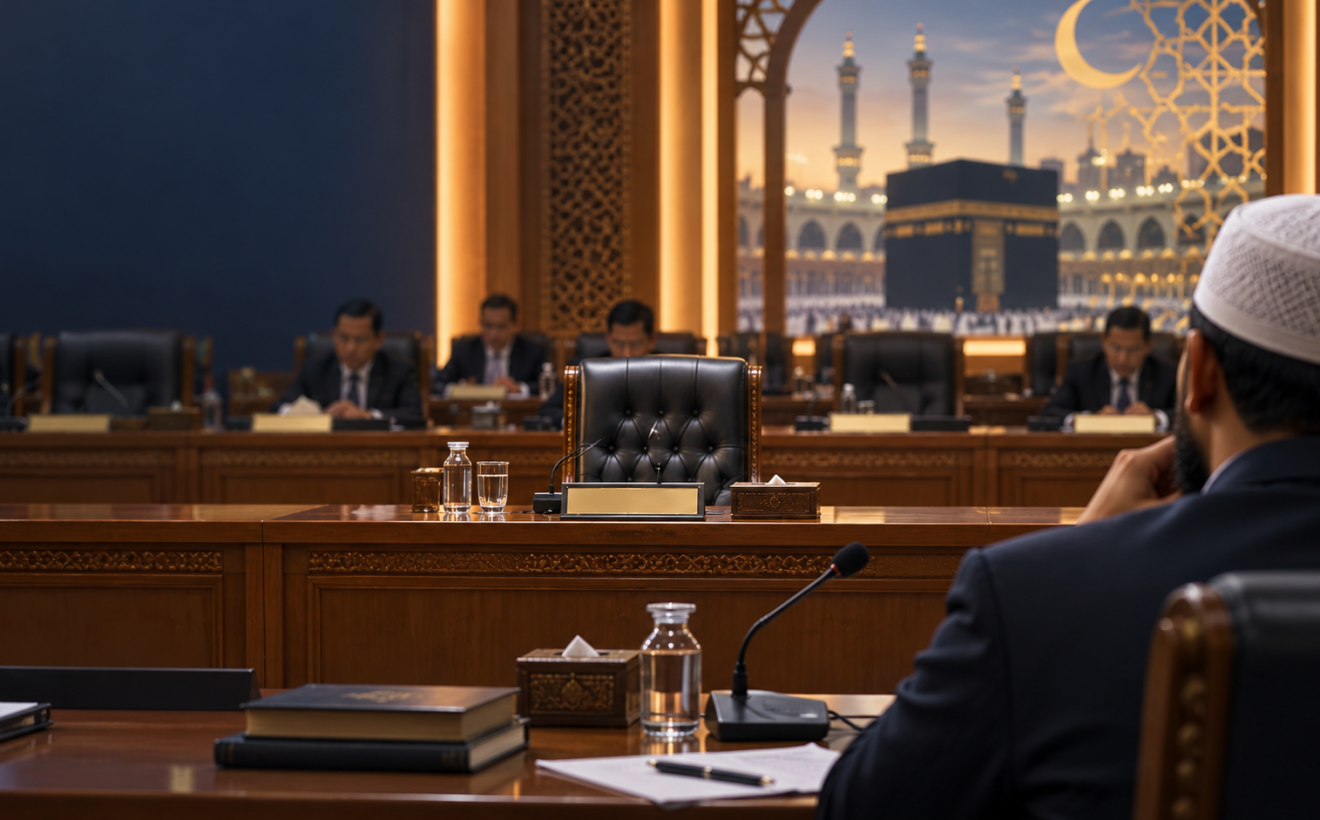 Khalid Basalamah Absen di Sidang Kuota Haji