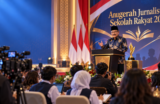 Kemensos Gelar Anugerah Jurnalistik Sekolah Rakyat 2026, Gus Ipul Soroti Peran Penting Media