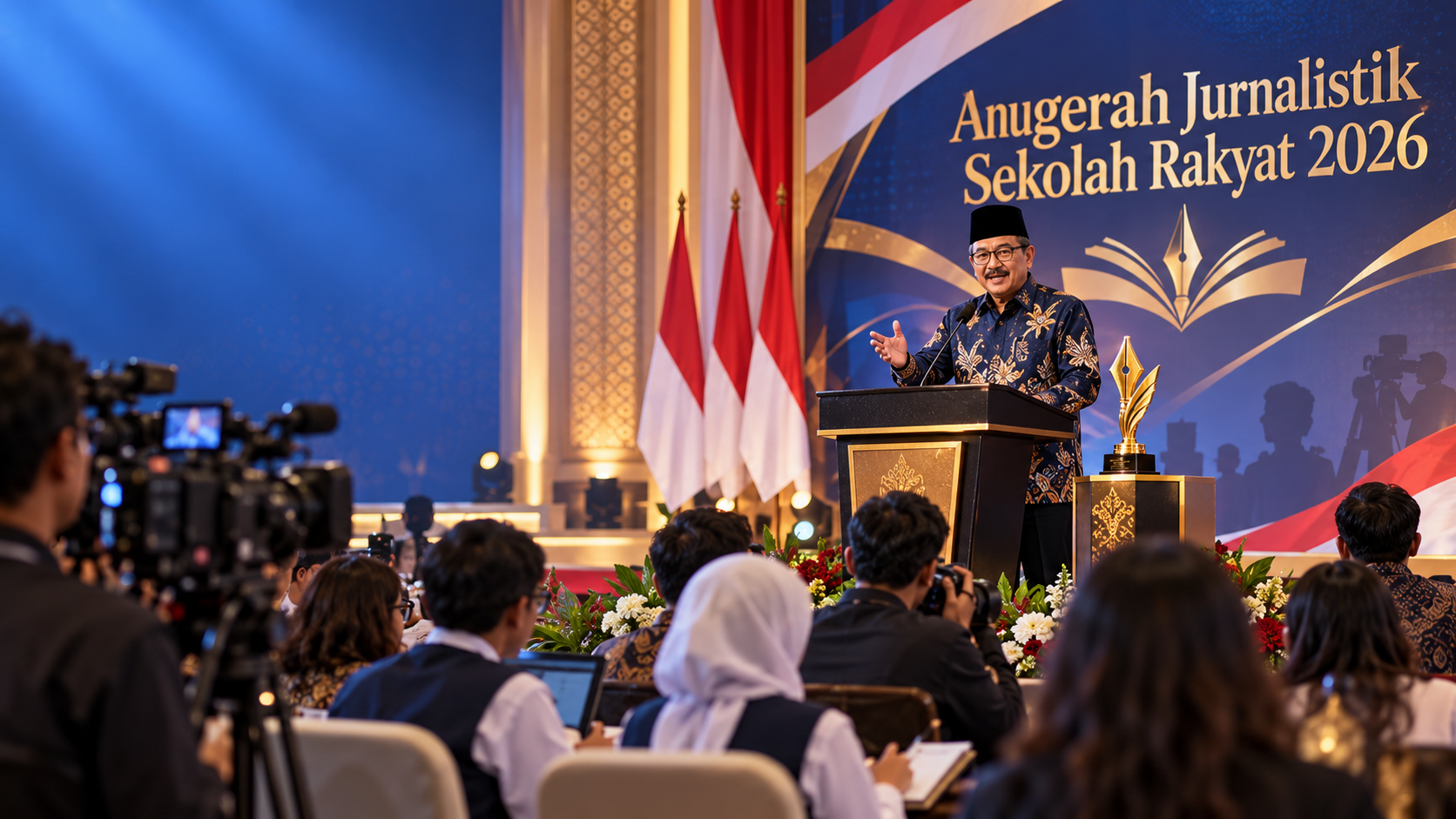 Kemensos Gelar Anugerah Jurnalistik Sekolah Rakyat 2026, Gus Ipul Soroti Peran Penting Media