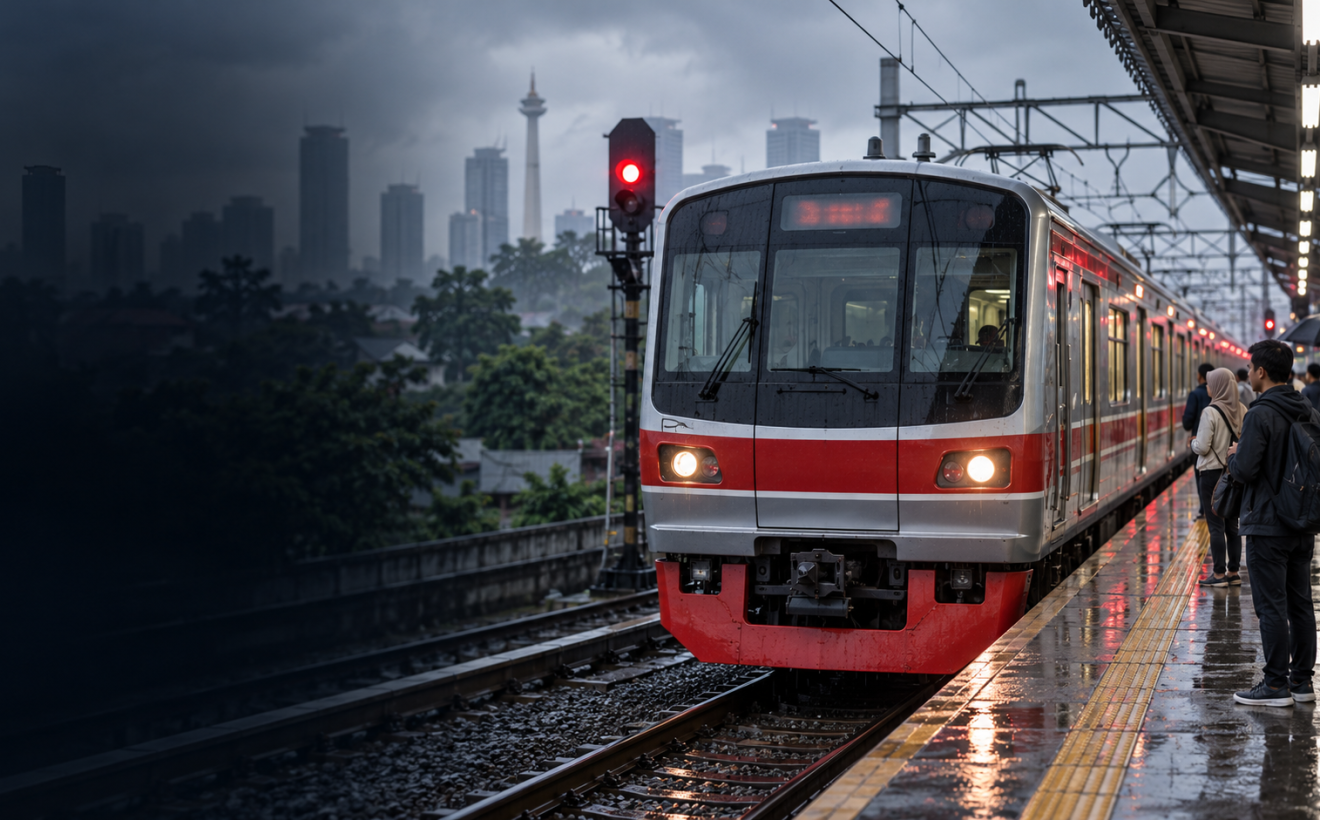 Ada Gangguan, 7 Perjalanan KRL Lintas Bogor Dibatalkan