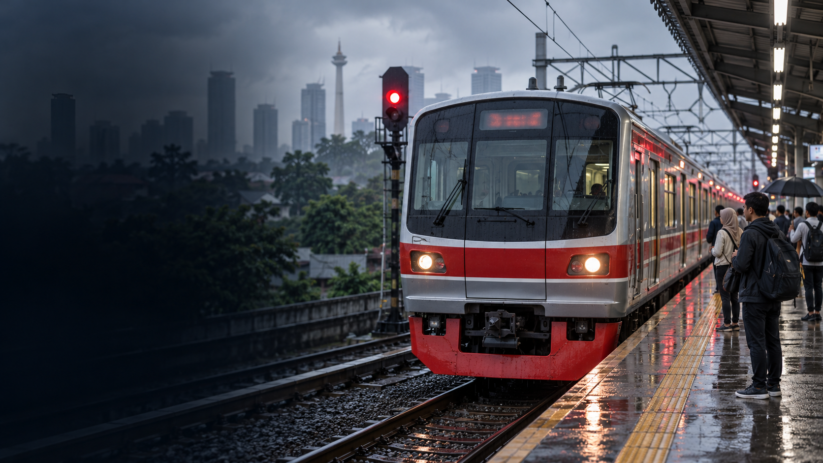 Ada Gangguan, 7 Perjalanan KRL Lintas Bogor Dibatalkan