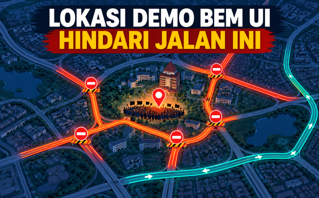 Lokasi Demo BEM UI, Hindari Jalan Ini