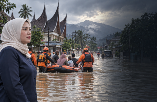Puan Minta Penanganan Darurat Banjir Padang Dioptimalkan