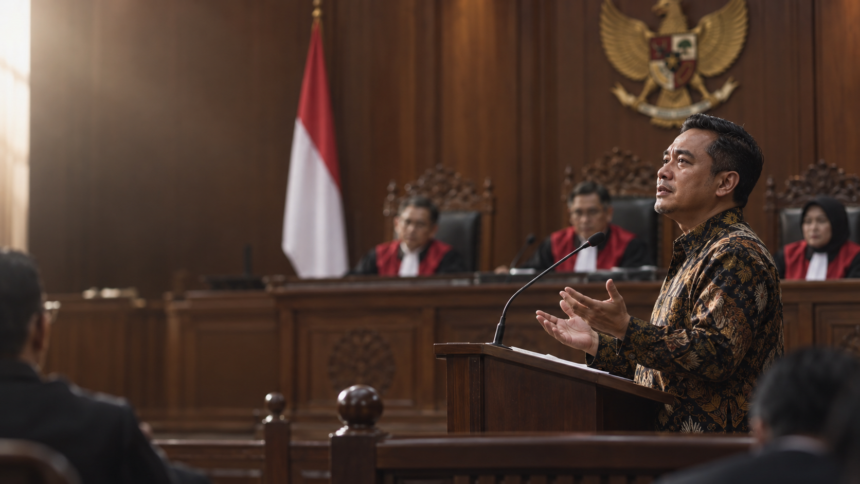 Bacakan Pleidoi, Hery Susanto Minta Dibebaskan