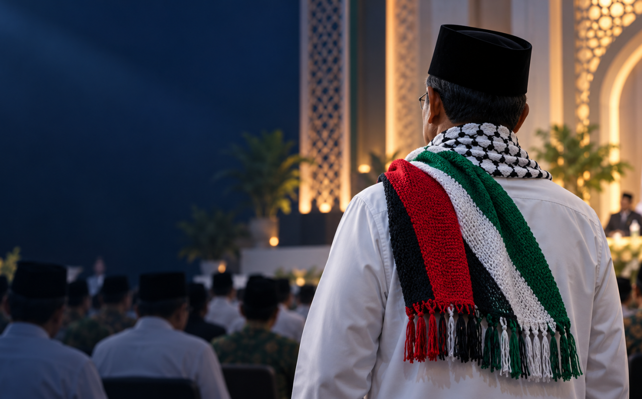 Makna Syal Save Palestine di Kepengurusan Baru PBNU