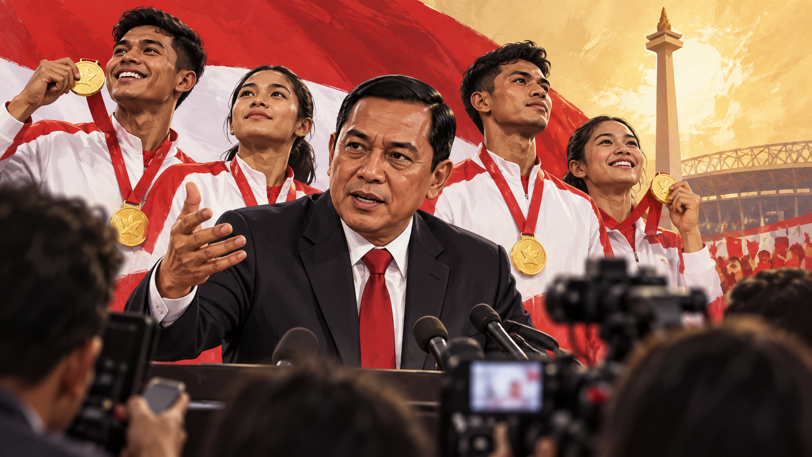 Sugiono Minta Menpora Hitung Tambahan Bonus Atlet Peraih Emas