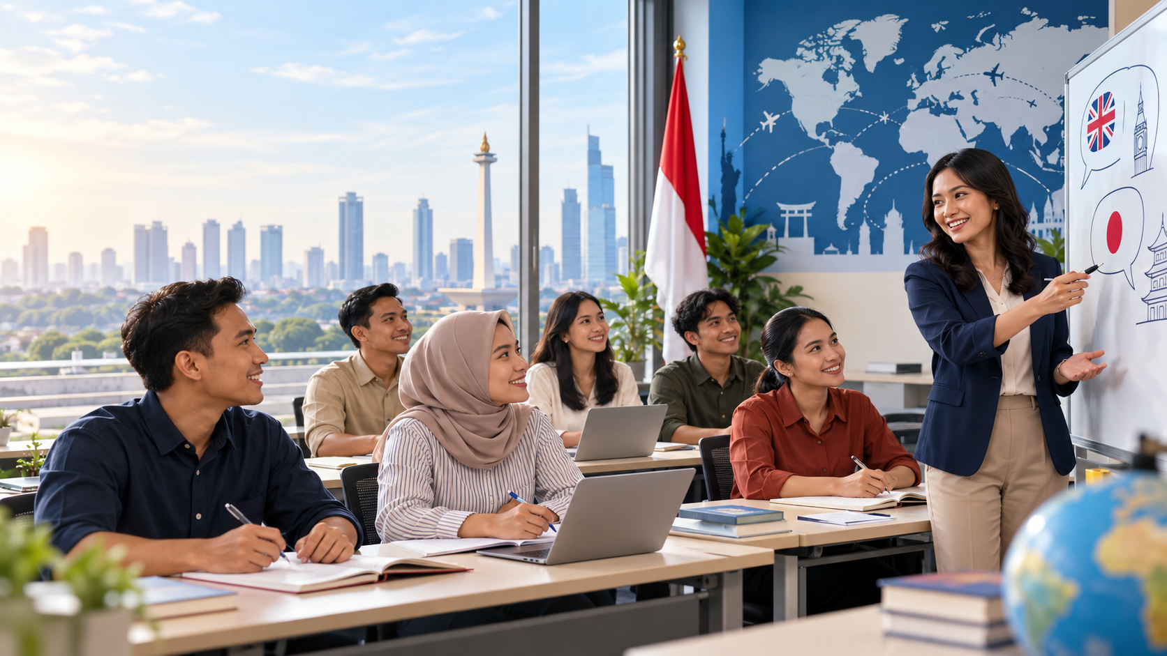Pemprov Jakarta Siapkan Pelatihan Bahasa bagi Calon Pekerja Luar Negeri