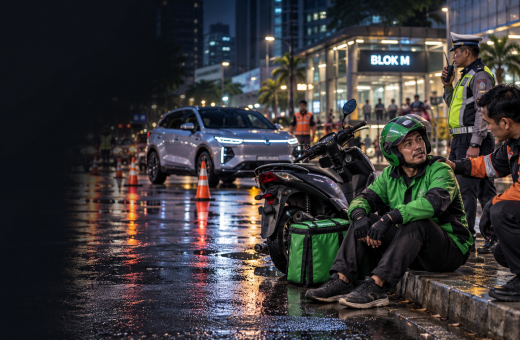 Kondisi Terkini Driver Ojol Dilindas BYD di Blok M