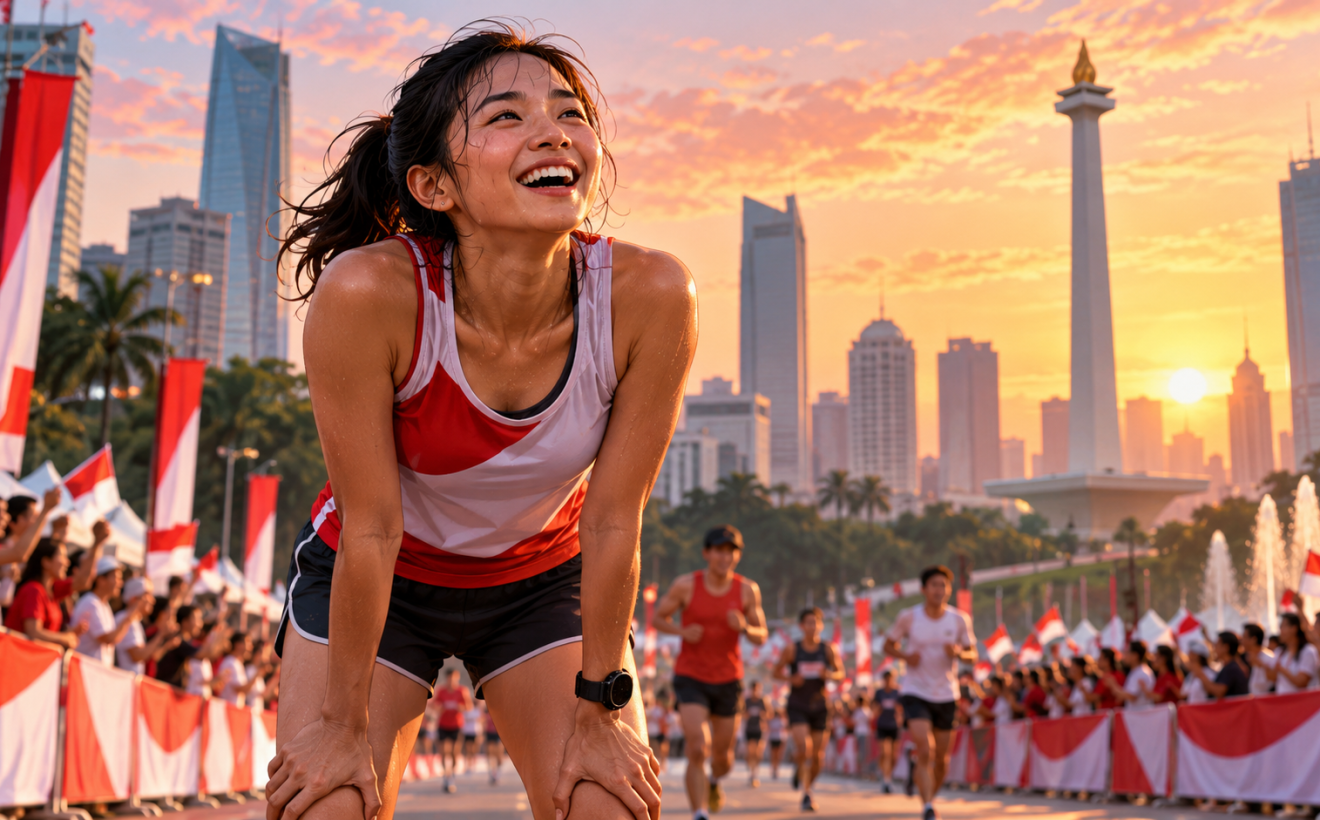 Pramono Jajal Lari 10K Jakarta Running Festival: Jujur Ngos-ngosan