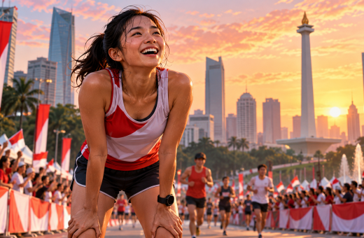 Pramono Jajal Lari 10K Jakarta Running Festival: Jujur Ngos-ngosan
