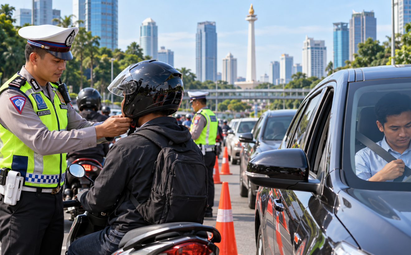 Daftar Pelanggaran Disasar Polisi Selama Operasi Patuh Jaya 2026