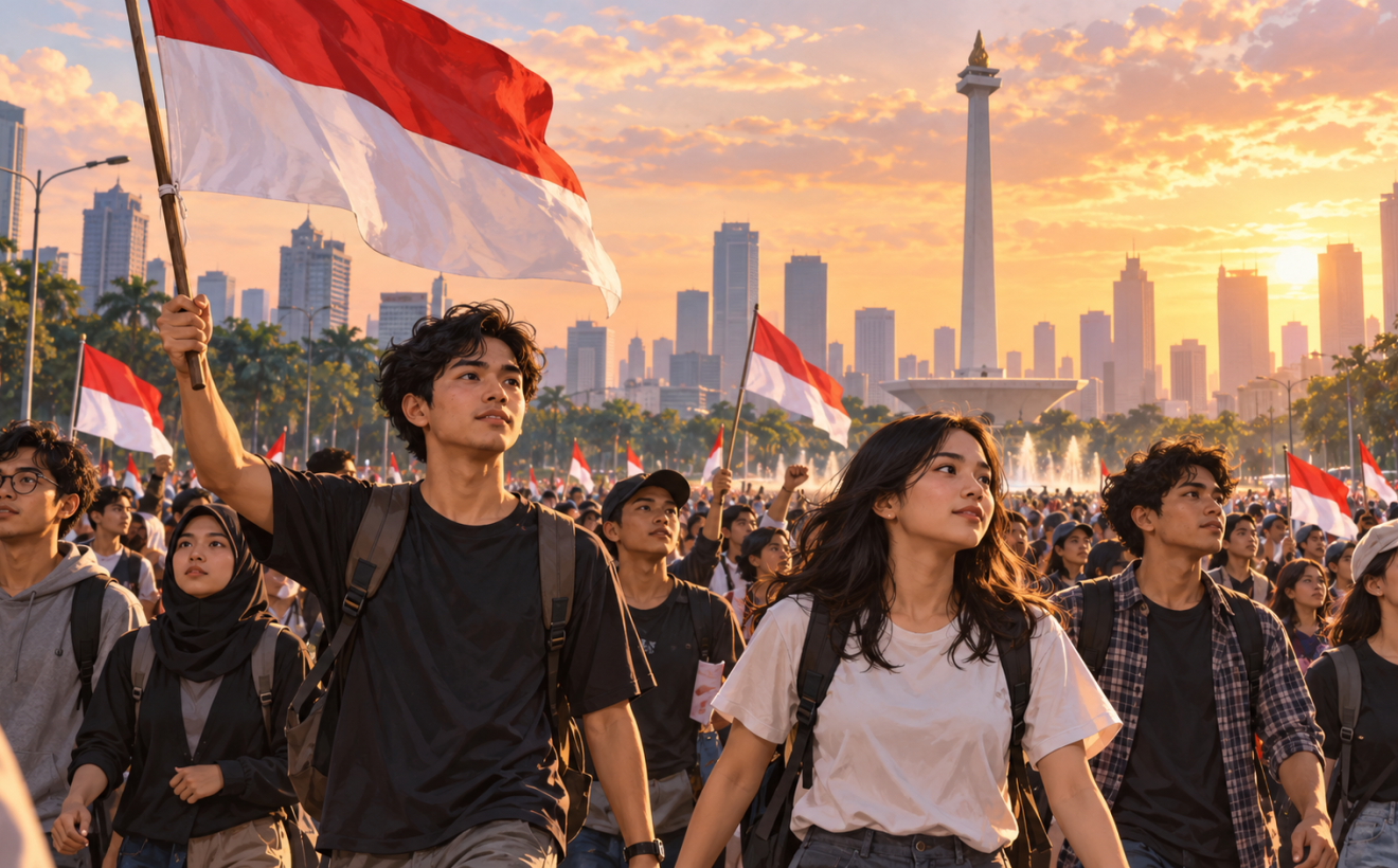 Alasan Mahasiswa di Jakarta Kompak Tak Pakai Almamater Saat Demo