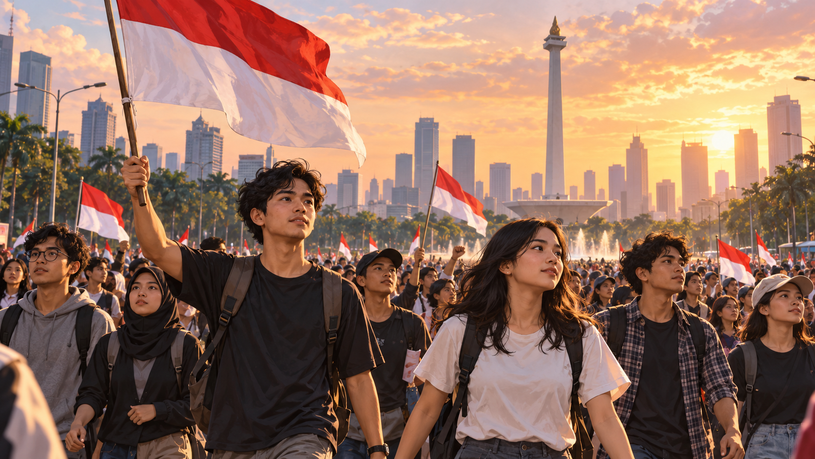 Alasan Mahasiswa di Jakarta Kompak Tak Pakai Almamater Saat Demo