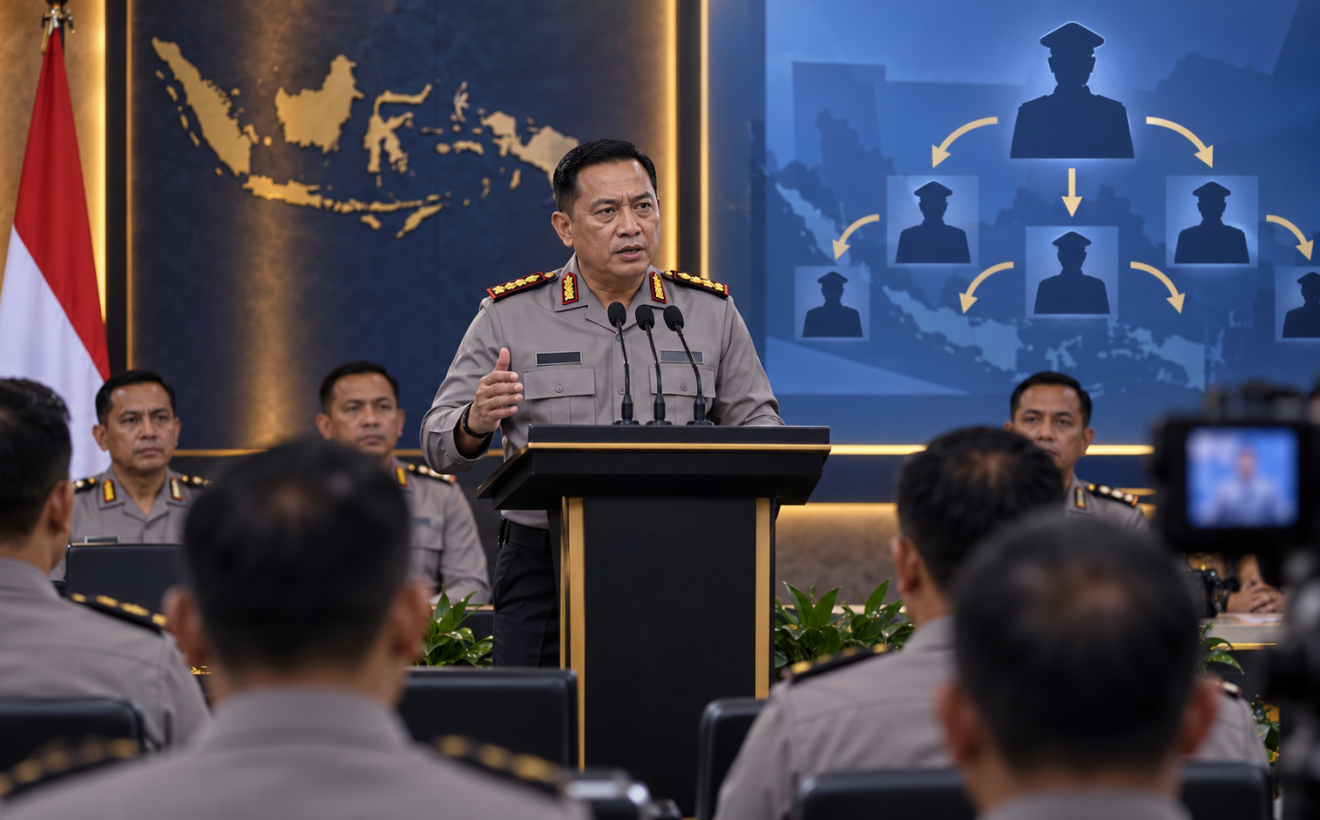 Polri Jelaskan Alasan Kapolri Suyudi Rombak Pati dan Kapolda