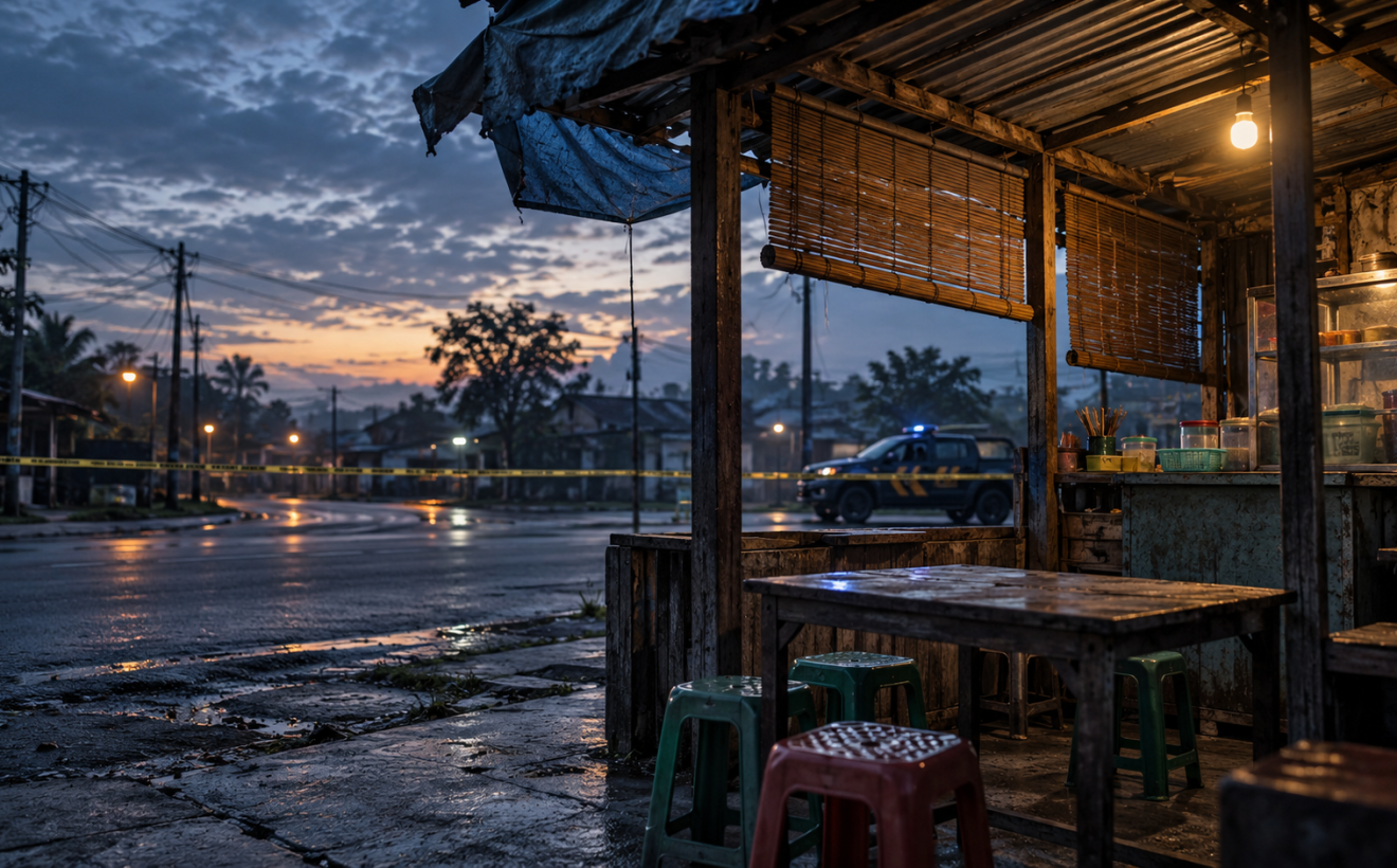 Pria Tanpa Identitas Ditemukan Tewas di Warung Kosong Bekasi