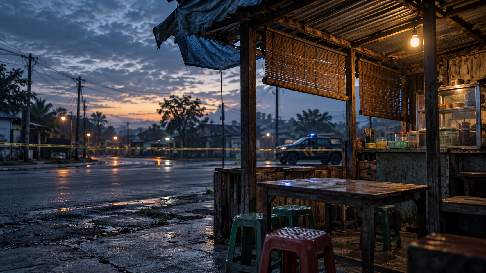 Pria Tanpa Identitas Ditemukan Tewas di Warung Kosong Bekasi
