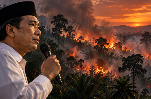 Menang Soroti Kebakaran Hutan, Singgung Dosa Merusak Alam