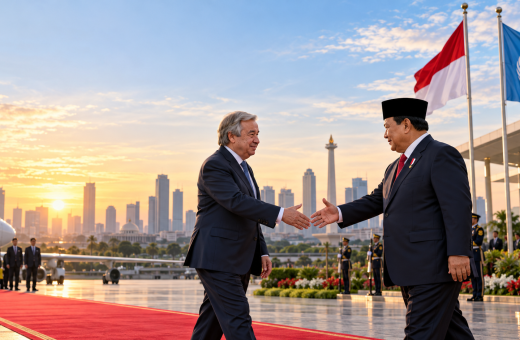 Tiba di Indonesia, Sekjen PBB Akan Bertemu Presiden Prabowo
