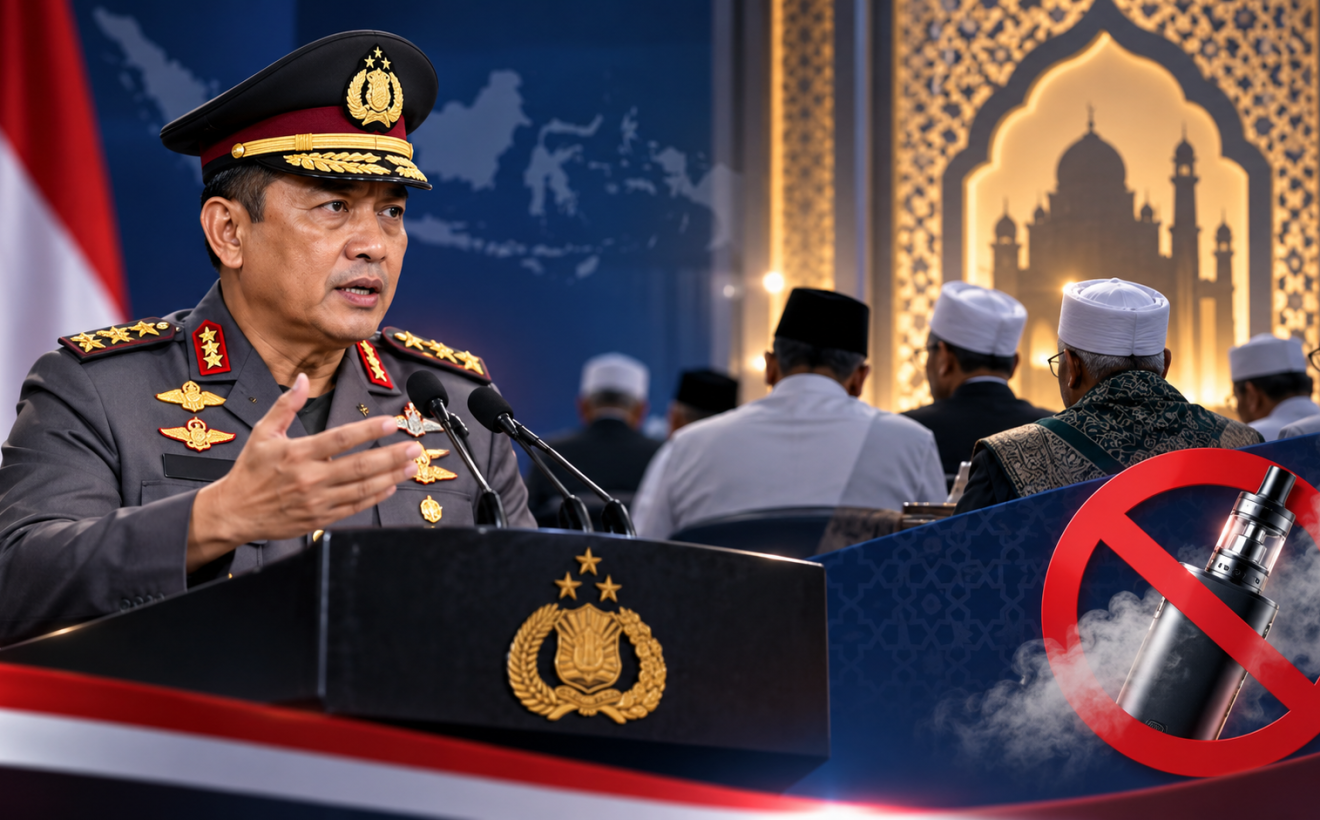 Kapolri Minta MUI Kaji Fatwa Haram Vape
