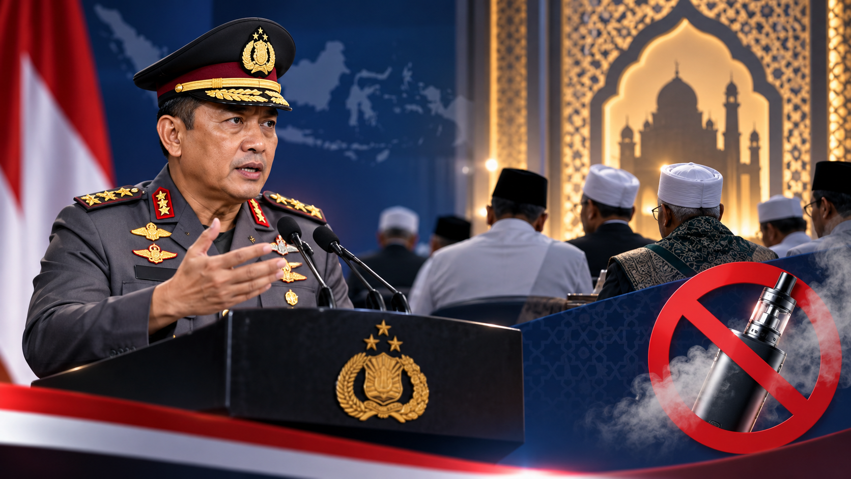Kapolri Minta MUI Kaji Fatwa Haram Vape