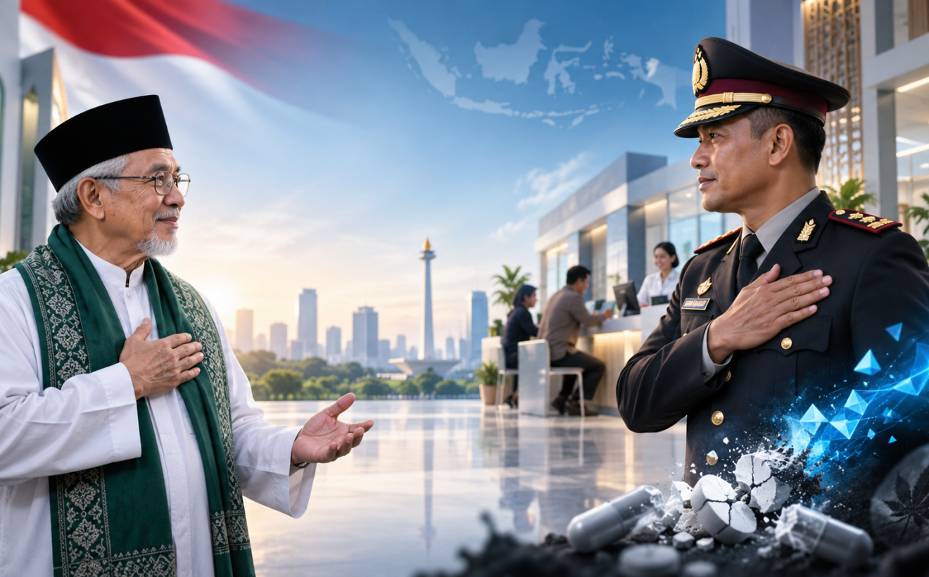 PBNU Dukung Kapolri Suyudi Berantas Narkoba dan Benahi Pelayanan