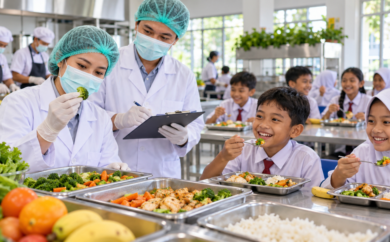 Prasmanan MBG Diuji, BGN Klaim Lebih Segar dan Minim Sisa Makanan