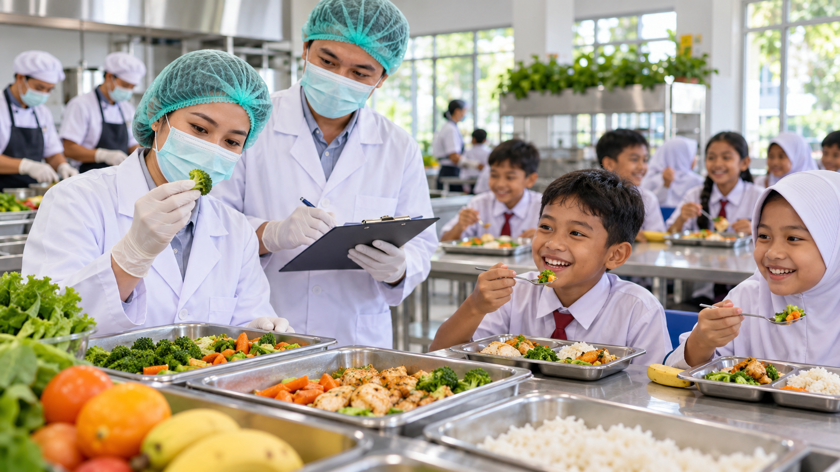 Prasmanan MBG Diuji, BGN Klaim Lebih Segar dan Minim Sisa Makanan
