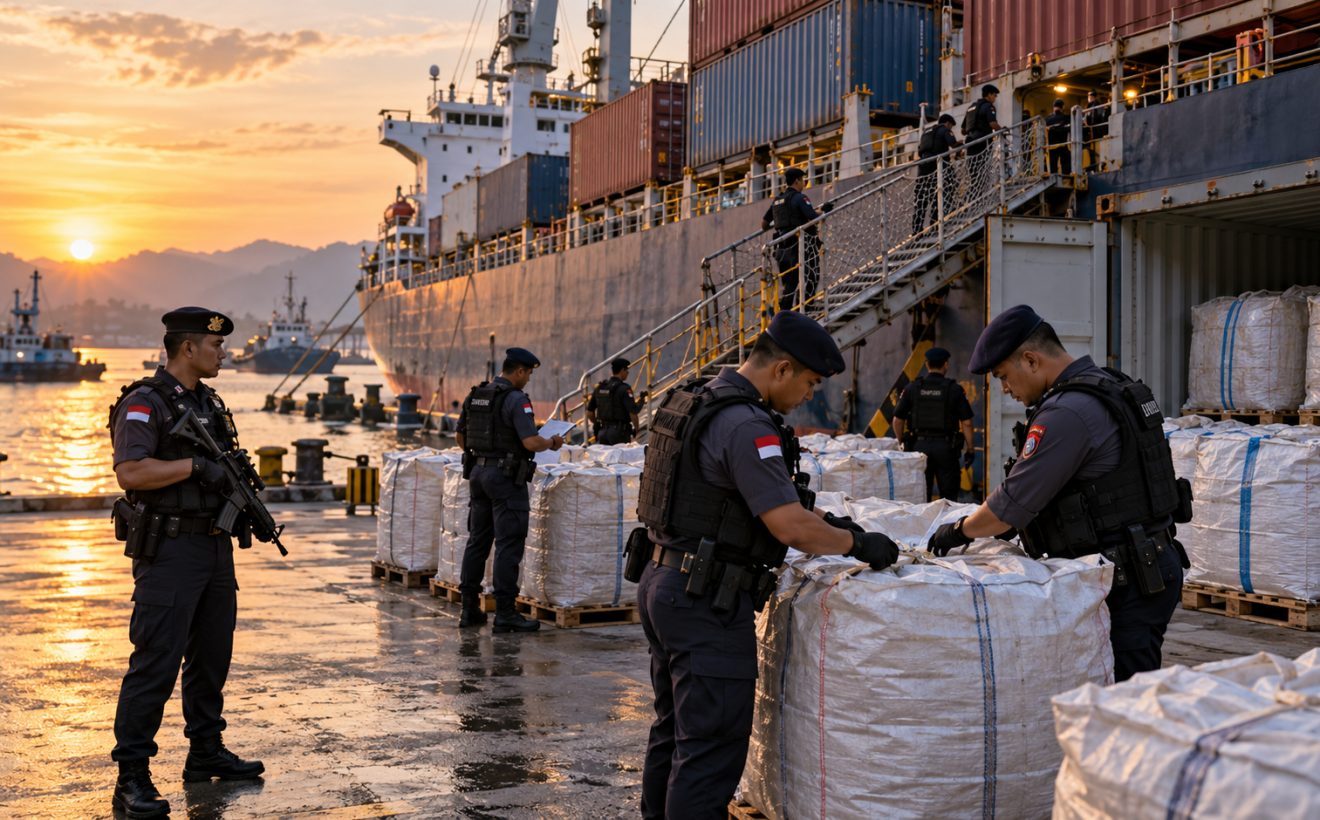Awal Kecurigaan Polisi terhadap Kapal Pembawa 1,16 Ton Ketamin