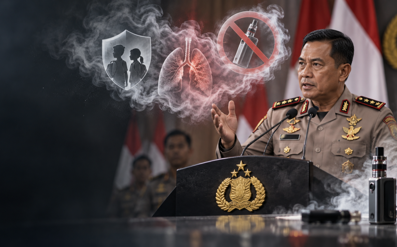 Kapolri Ungkap Alasan Dorong Pelarangan Total Vape