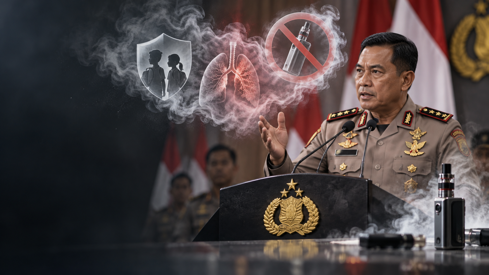 Kapolri Ungkap Alasan Dorong Pelarangan Total Vape