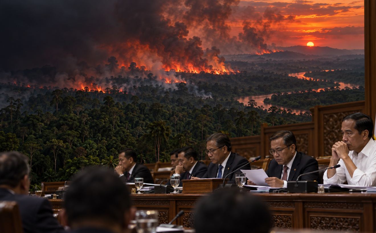 DPR Minta Prabowo Buka Data 52 Perusahaan Terkait Kebakaran Hutan