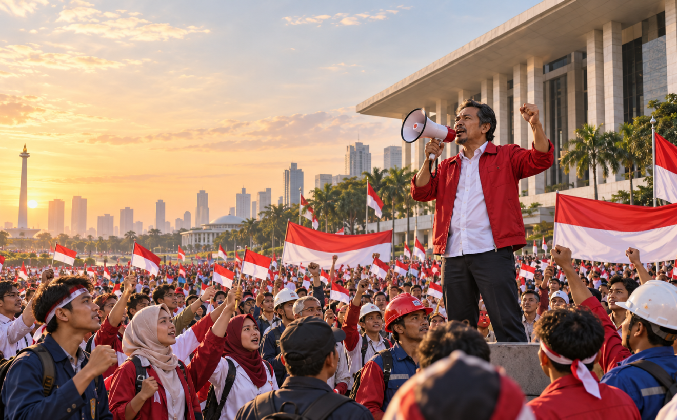 Demo 28 Oktober, Presiden KSPN Ajak Massa Jaga Persatuan Sesuai Sumpah Pemuda