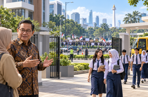 Pramono Pastikan Sekolah Tetap Normal saat Demo BEM UI