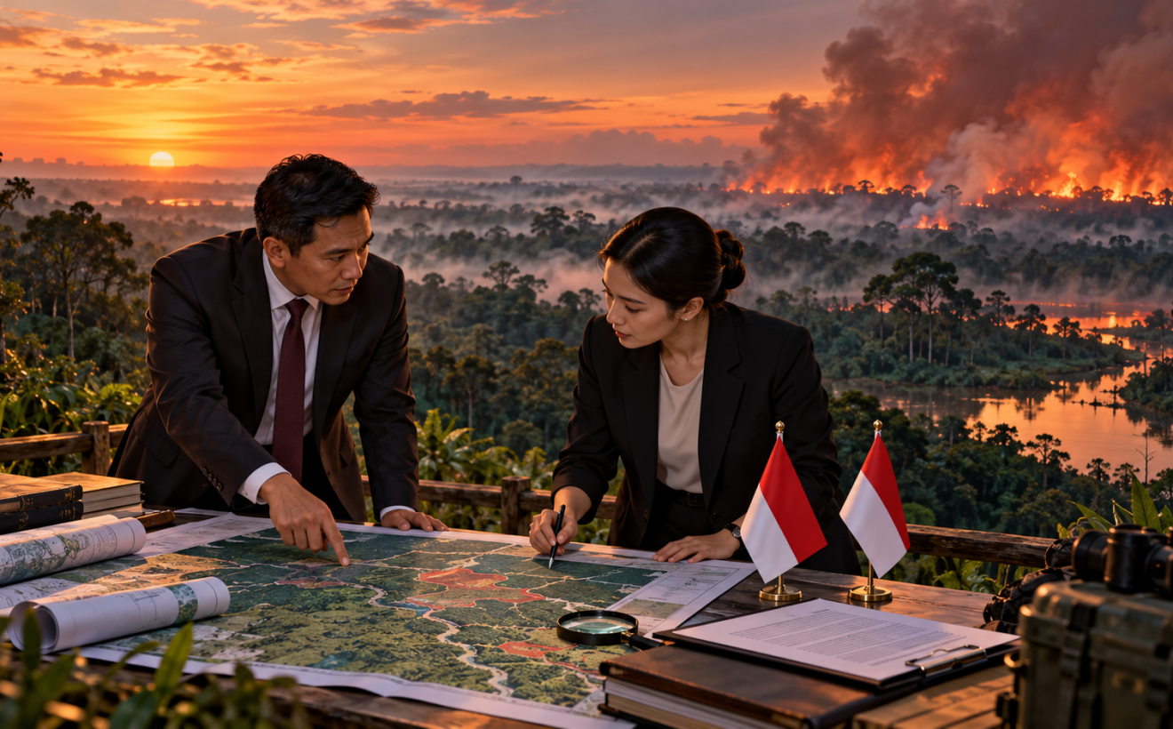 DPR Dorong RI-Singapura Perkuat Penegakan Hukum Kebakaran Hutan