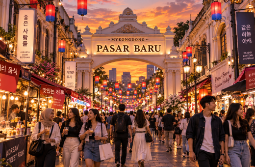 Mimpi Pramono Sulap Pasar Baru Jadi Myeongdong Versi Jakarta