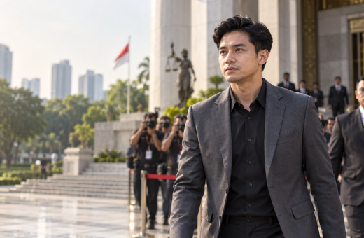 Febrie Adriansyah Tiba untuk Sidang Perdana, Ini Penampilannya