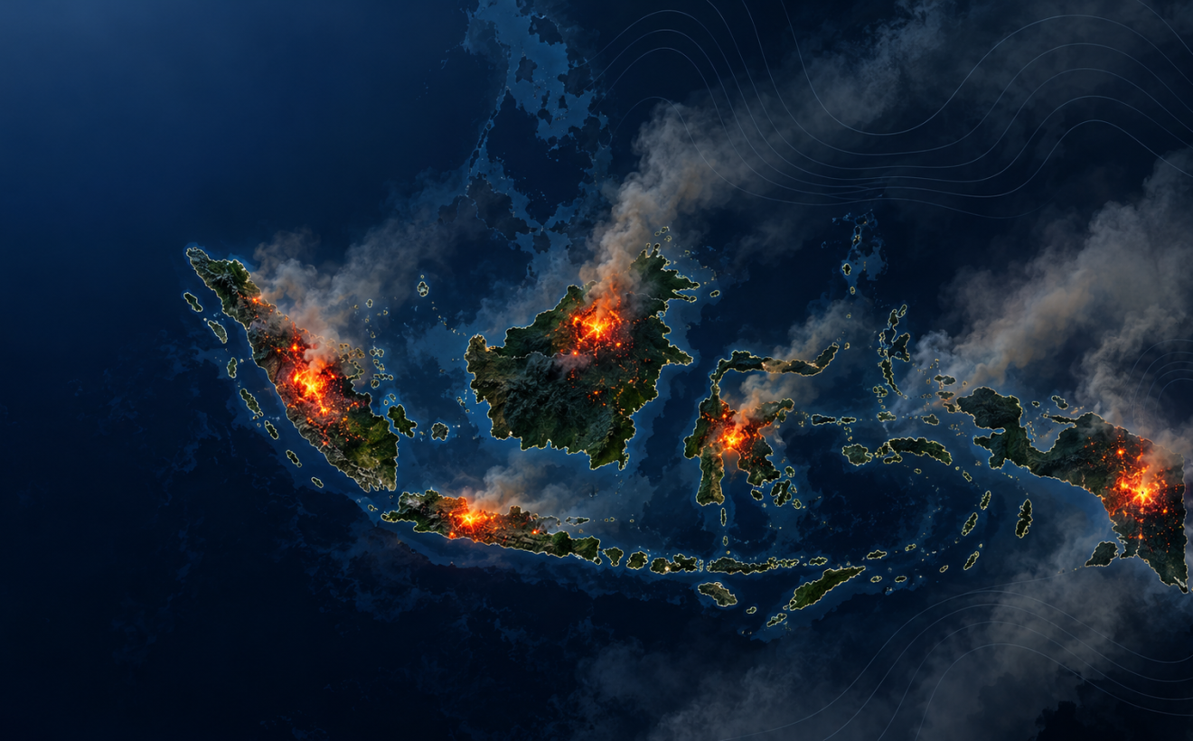 5 Provinsi dengan Titik Panas Tertinggi