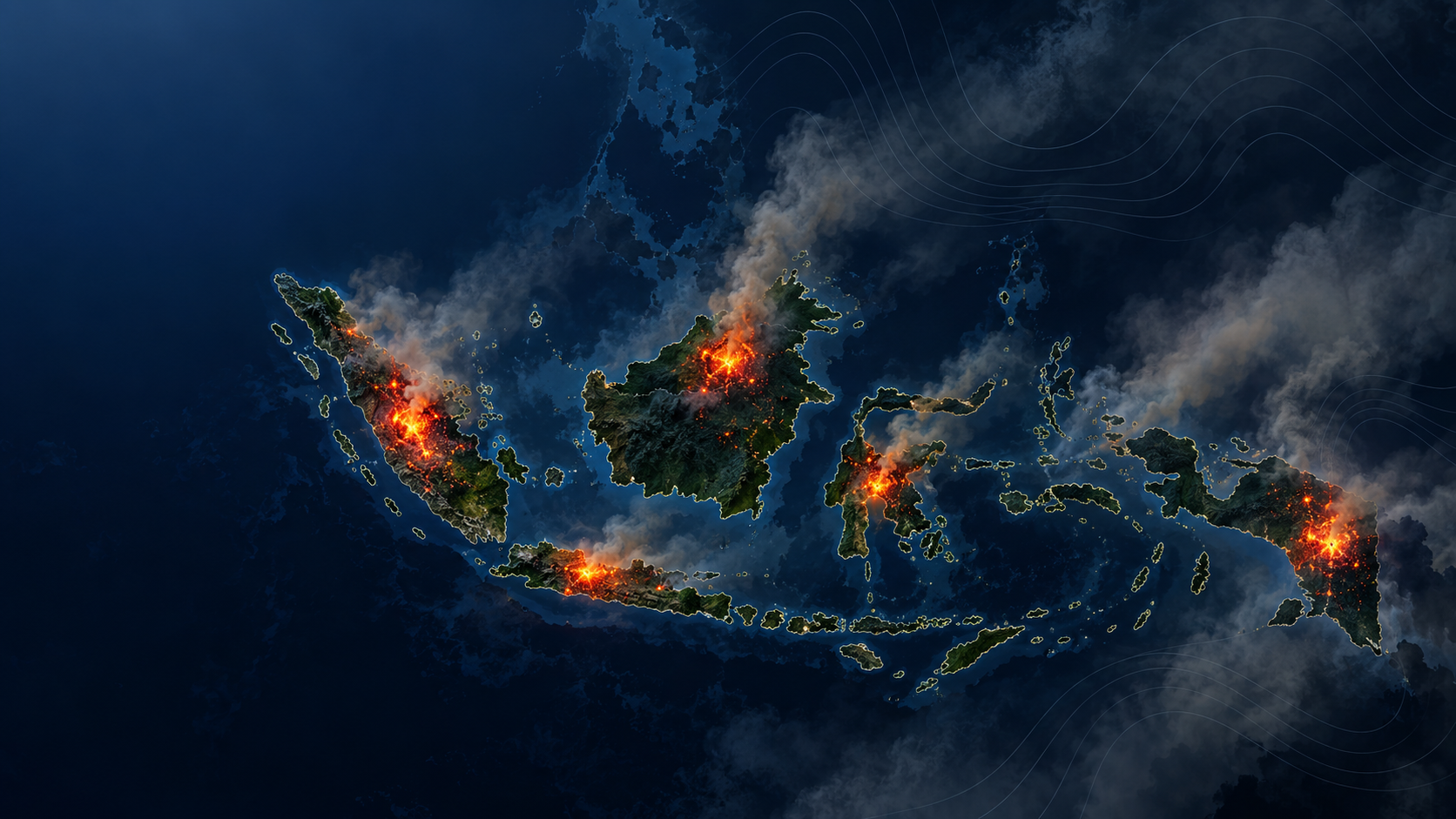 5 Provinsi dengan Titik Panas Tertinggi