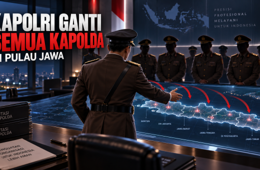 Kapolri Ganti Semua Kapolda di Pulau Jawa