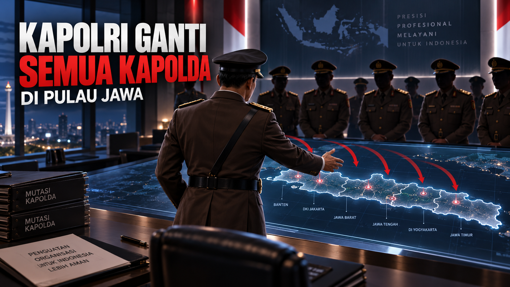 Kapolri Ganti Semua Kapolda di Pulau Jawa