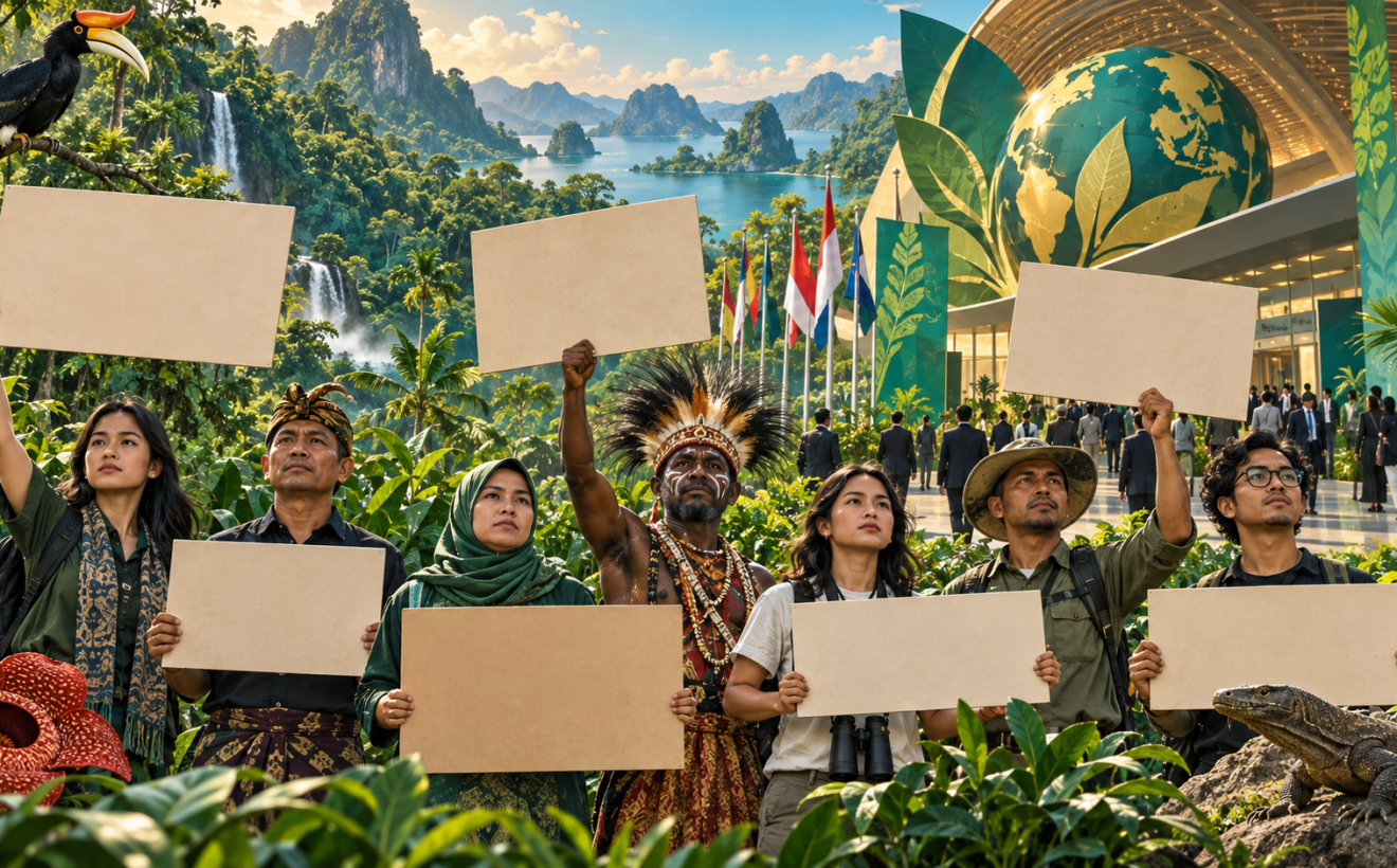 Jelang COP17 CBD, Koalisi Masyarakat Sipil Ajukan 7 Tuntutan