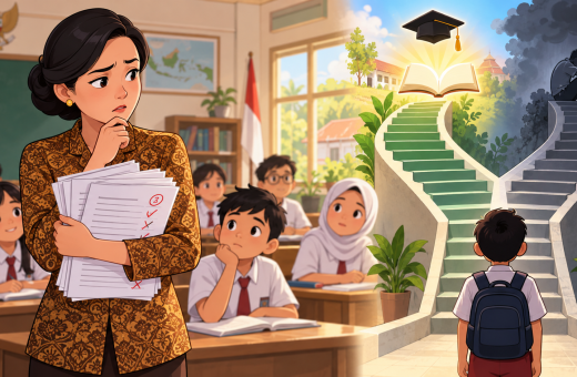 Dilema Guru di Tengah Wacana Siswa Tak Otomatis Naik Kelas