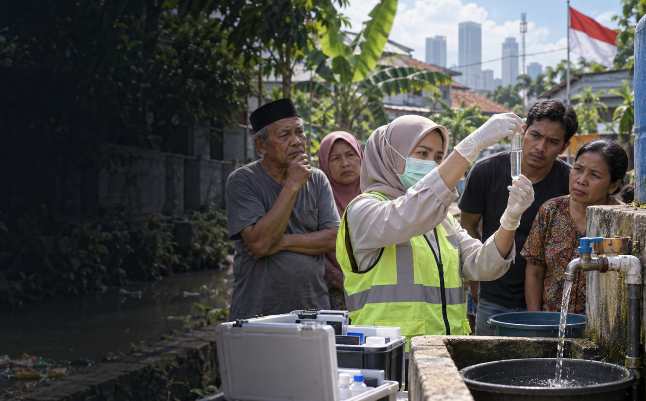 Warga di Tangsel Diare Massal, Diduga Air Tercemar