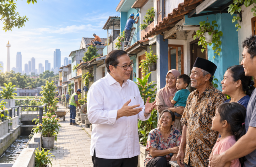 Pramono Bakal Benahi Kampung Bali Tanpa Gusur Warga