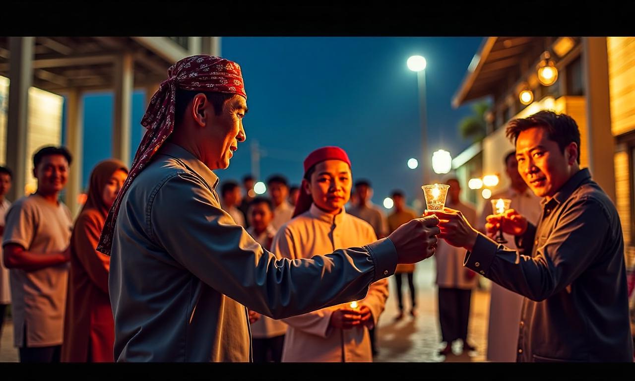 Historic Moment: Teka-Teki Sosok Pak Haji, Pria Misterius Bagikan Uang Tengah Malam