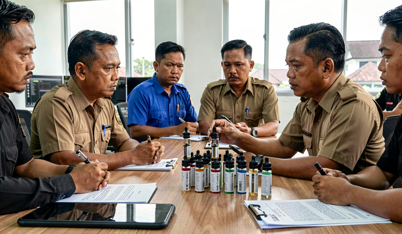 120 Catridge Vape Disita Polisi di Cengkareng – Isinya Bukan Cairan Biasa